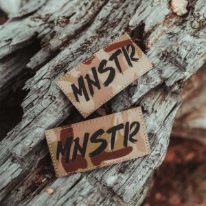 MNSTR Call Sign Patch in MultiCam Arid by Box of Monsters