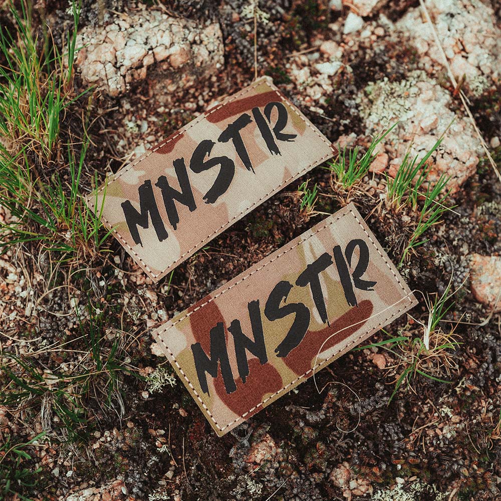 MNSTR Call Sign Patch in MultiCam Arid by Box of Monsters