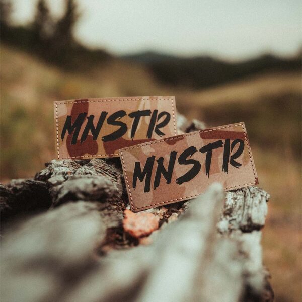 MNSTR Call Sign Patch in MultiCam Arid by Box of Monsters