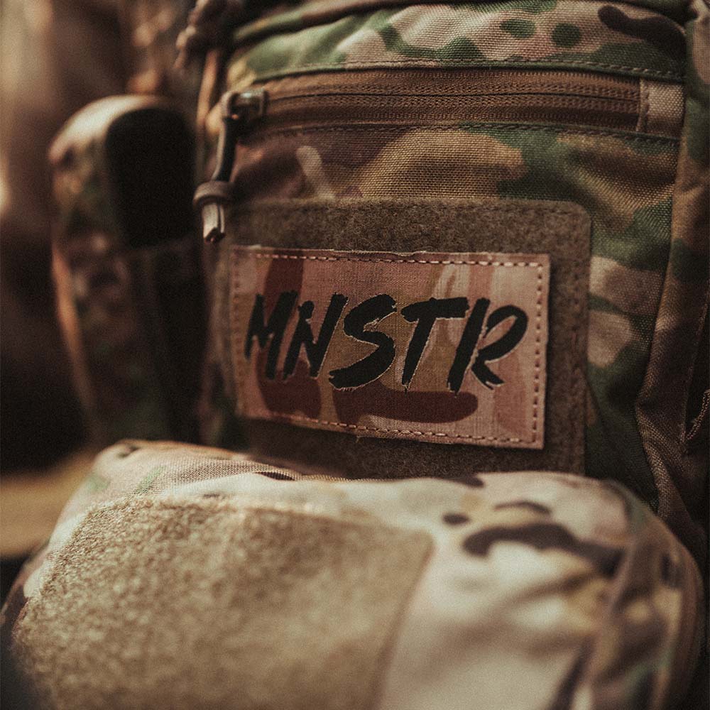 MNSTR Call Sign Patch in MultiCam Arid by Box of Monsters