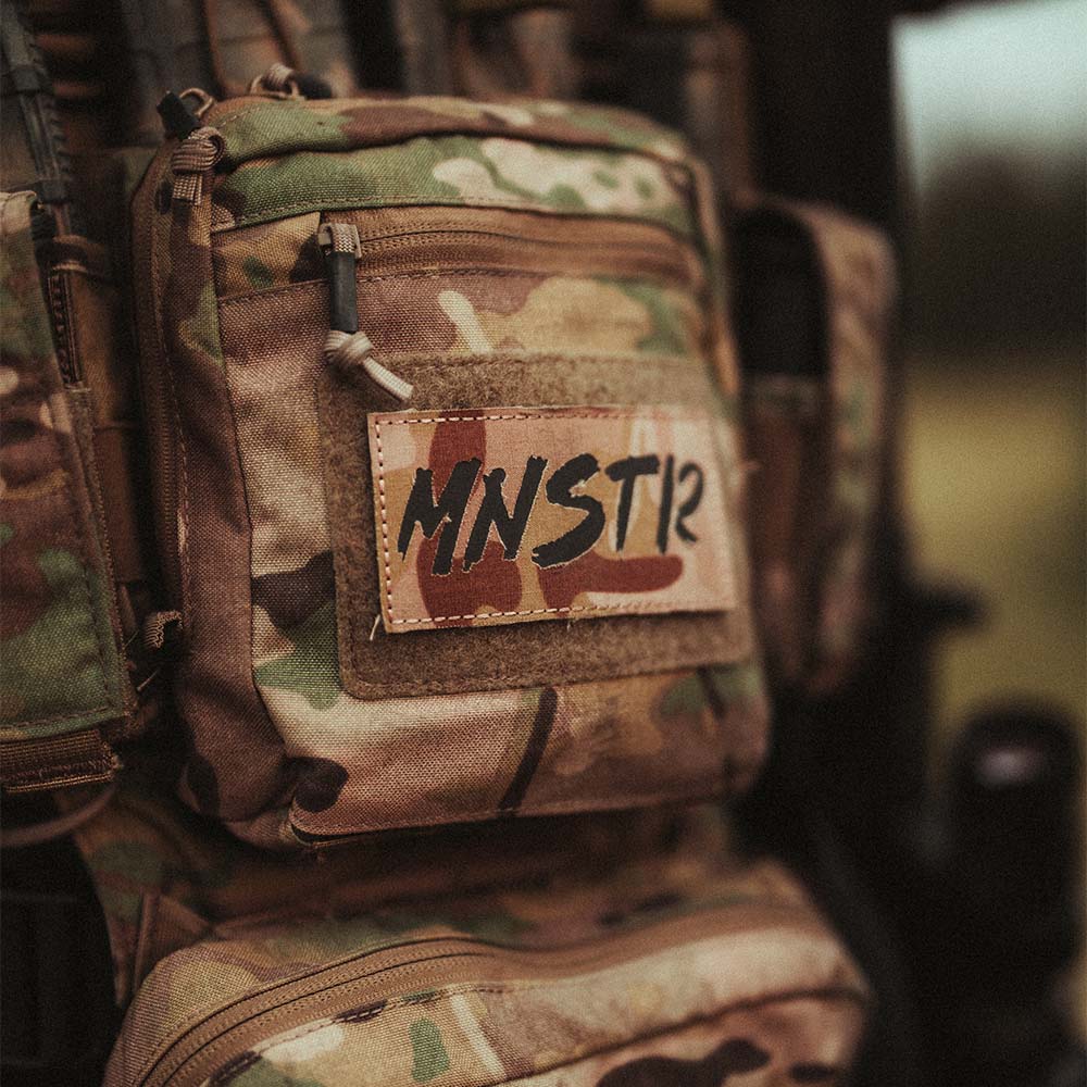 MNSTR Call Sign Patch in MultiCam Arid by Box of Monsters